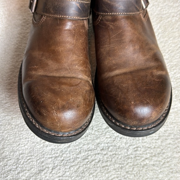 Durango-Mens Western Brown Engineer Boots-10 D - Picture 3 of 9